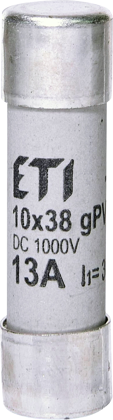 WKŁADKA TOPIKOWA CYLINDRYCZNA PV CH10X38 GPV 13A/1000V DC - ETI - 002625078