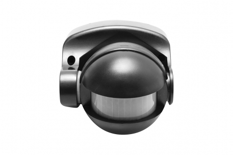 CZUJNIK RUCHU PIR N/T ŚCIENNO/SUFITOWY 180 1200W IP44 CR-1 CZARNY - GTV - CR-CR1000-10
