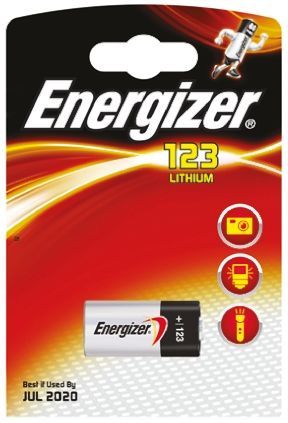 BATERIA SPECJALISTYCZNA 3V CR123 PHOTO SILVER /1SZT/ - ENERGIZER - 7638900052008
