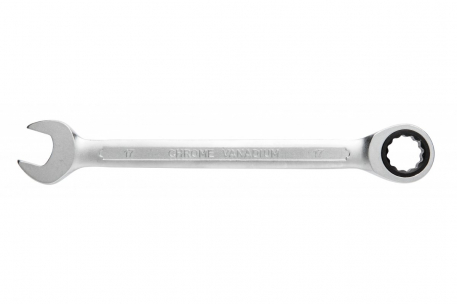 KLUCZ PŁASKO-OCZKOWY 12 MM Z GRZECHOTKĄ 72 ZĘBY - HOGERT - HT1R012