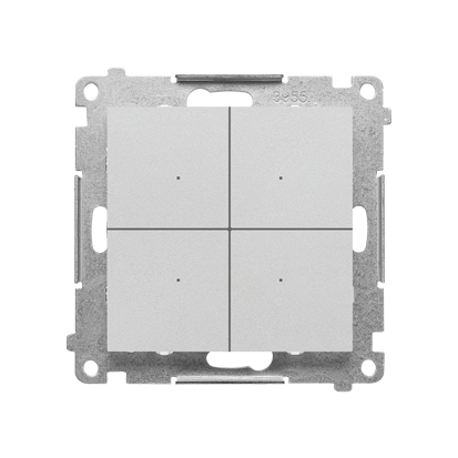 CONTROL B – Nadajnik bateryjny Wi-Fi, (moduł); Aluminium mat Simon 55 - KONTAKT SIMON - TENB1W.01/143