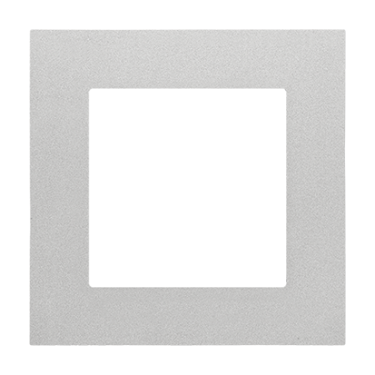 Ramka 1-krotna LINE; Aluminium mat Simon 55 - KONTAKT SIMON - TR1/143