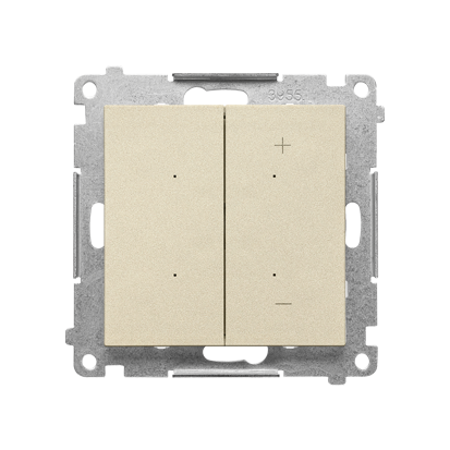 DIMMER RGB – Ściemniacz do pasków RGBW, sterowany smartfonem (moduł); Szampański mat Simon 55 - KONTAKT SIMON - TESRGB1W.01/144