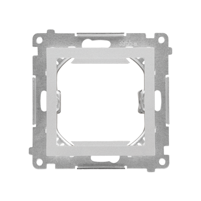 Adapter (przejściówka) na osprzęt standardu 45 × 45 mm; Aluminium mat Simon 55 - KONTAKT SIMON - TA45.01/143