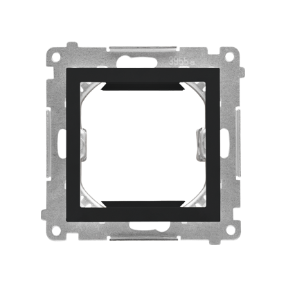 Adapter (przejściówka) na osprzęt standardu 45 × 45 mm; Czarny mat Simon 55 - KONTAKT SIMON - TA45.01/149