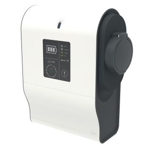 STACJA ŁADOWANIA POJAZDÓW ELEKTRYCZNYCH, 3F, 22KW, MODE 3, IP44, IK08, Z ZABEZPIECZENIEM 6MA DC, Z MODUŁEM KOMUNIKACJI I RFID - LEGRAND - 059007