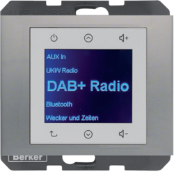 K.5 Radio Touch DAB+ stal szlachetna - HAGER - 29847004