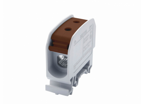 ZŁĄCZKA SZYNOWA GWINTOWA STB 16 AL/CU 87110 SIMBLOCK BRĄZOWY - SIMET - 81000015