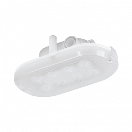 PLAFONIERA TECHNICZNA LED 4.7W 450LM 4000K IP44 KANAŁOWA OVAL BASIC - LENA LIGHTING - 233623