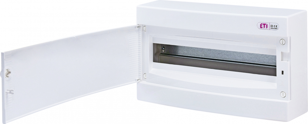ROZDZIELNIA TWORZYWO NATYNKOWA IP40 1X18 MOD ECT 1X18PO-S - ETI - 001101071