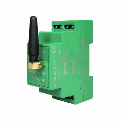 SUPLA MONITOR ENERGII ELEKTRYCZNEJ WI-FI 3F+N TYP: MEW-02 ETH/SC-16 - ZAMEL - SPL10000049