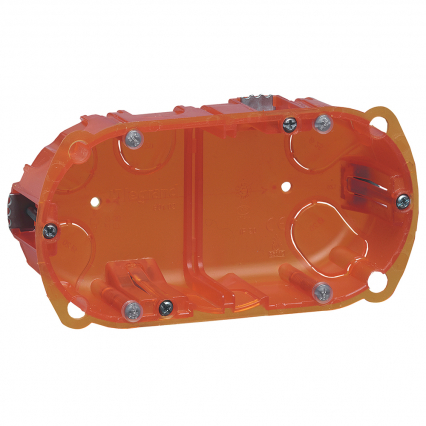 PUSZKA PODWÓJNA DOSTOSWANA DO KAŻDEJ ŚCIANY 50MM AXOLUTE BATIBOX - LEGRAND - 080122