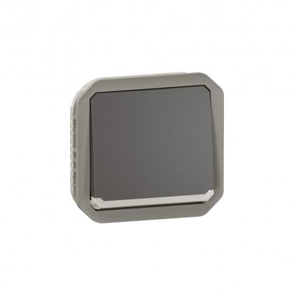 ŁĄCZNIK SCHODOWY ZE WSKAŹNIKIEM MECHANIZM 10AX - 250 V~ ANTRACYT PLEXO - LEGRAND - 069802L