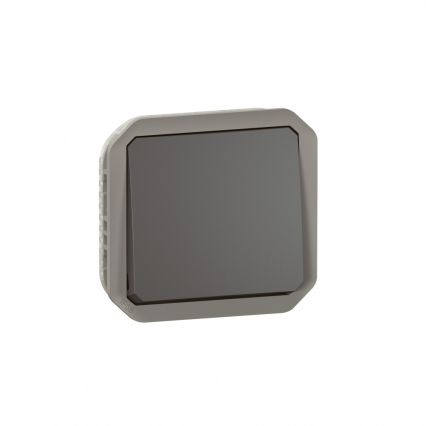 ŁĄCZNIK SCHODOWY MECHANIZM 10AX - 250 V~ ANTRACYT PLEXO - LEGRAND - 069801L