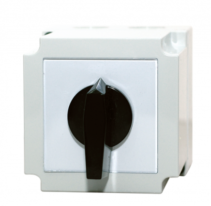 ŁĄCZNIK KRZYWKOWY W OBUDOWIE 10A 3 BIEGUNY WŁĄCZ-WYŁĄCZ 0-1 IP65 - APATOR - 63-840306-011