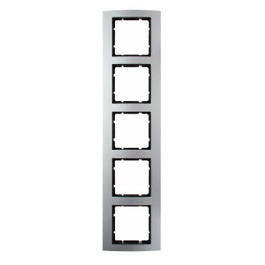 RAMKA PIĘCIOKROTNA ALUMINIOWA ANTRACYT B.3 - HAGER - 10153004