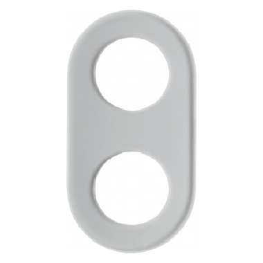 RAMKA SZKLANA PODWÓJNA JASNY SERIE - HAGER - 1102