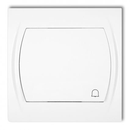 LOGO; Łącznik zwierny dzwonek podświetlany BIAŁY - KARLIK - LWP-4L