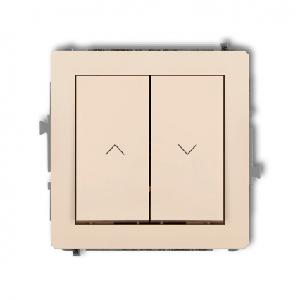 DECO; Mechanizm łącznika żaluzjowego  beż - KARLIK - 1DWP-8