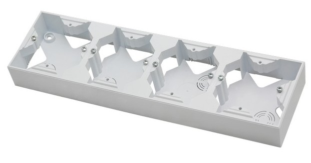 PUSZKA/ADAPTER POCZWÓRNA BIAŁA IMPRESJA  - OSPEL - PNP-4Y/00