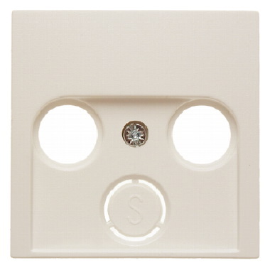 ELEMENT CENTRALNY DO GNIAZDA ANTENOWEGO 2- I 3- WYJŚCIOWEGO KREMOWY B.KWADRAT - HAGER - 5312038982