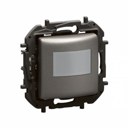 NOWE NILOE - DETEKTOR RUCHU BEZ N 2-100 W LED STALOWY - LEGRAND - NP2512MG