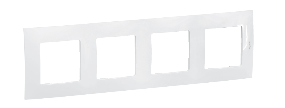 NOWE NILOE - RAMKA CZTEROKROTNA BIAŁA (WHITE) - LEGRAND - NP114WH