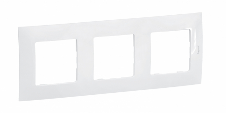NOWE NILOE - RAMKA POTRÓJNA BIAŁA (WHITE) - LEGRAND - NP113WH