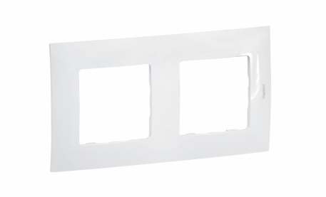 NOWE NILOE - RAMKA PODWÓJNA BIAŁA (WHITE) - LEGRAND - NP112WH