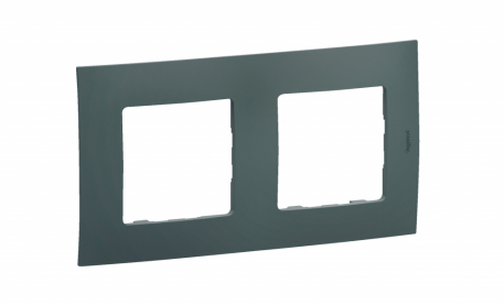 NOWE NILOE - RAMKA PODWÓJNA OLIWKOWA (OLIVE GREEN) - LEGRAND - NP112OL