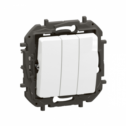 NOWE NILOE - ŁĄCZNIK POTRÓJNY 10 AX BIAŁY - LEGRAND - NP2130WH