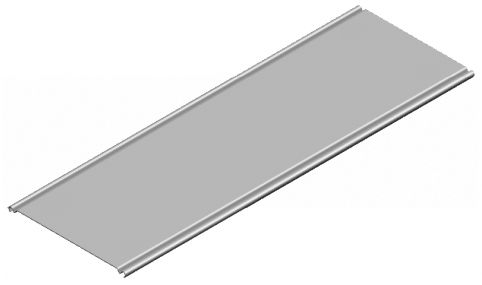 Pokrywa korytka PKR100/2 0,50 mm - BAKS - 100310