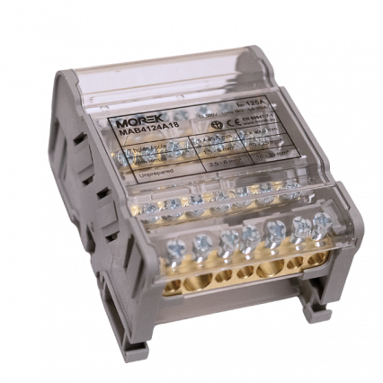 Blok dystrybucyjny Moblock 4P 125A-7 2x35 + 5x6mm2 - MOREK - MAB4124A18