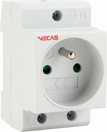 Gniazdo modułowe 2P+Z 16A 230V AC - KKLN - VCS-HJ4-230