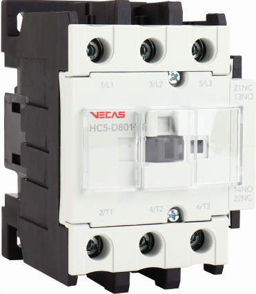 Stycznik mocy 80A AC-3 3P 1NO+1NC 230V AC - KKLN - VCS-HC5-D-80-11-230