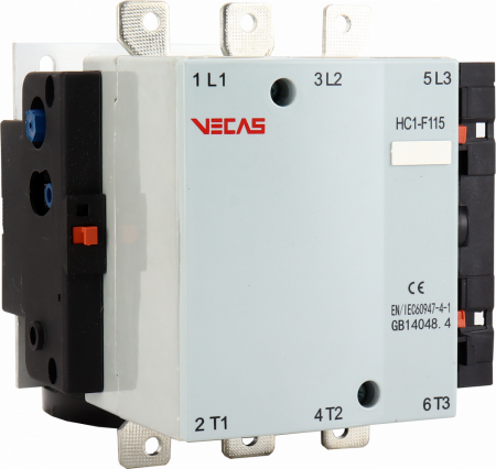Stycznik mocy 115A AC-3 3P 1NO+1NC 230V AC - KKLN - VCS-HC1-F-115-11-230