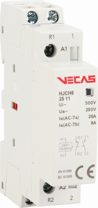 Stycznik modułowy 25A 2NO 230V AC - KKLN - VCS-HJCH8-25-20-230