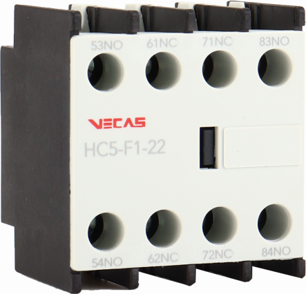 Blok styków pomocnicznych 2NO+2NC - KKLN - VCS-HC5-F1-22