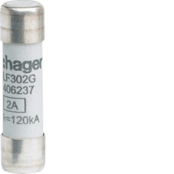 WKŁADKA BEZPIECZNIKOWA 10X38MM 2A GG ZWŁOCZNA - HAGER - LF302G