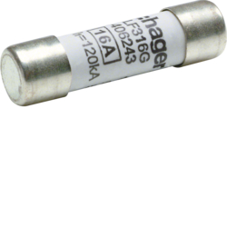 WKŁADKA BEZPIECZNIKOWA 10X38MM 16A GG ZWŁOCZNA - HAGER - LF316G