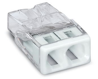 SZYBKOZŁĄCZKA 2X0,5-2,5MM2 COMPACT TRANSPARENTNA WAGO - WAGO - 2273-202
