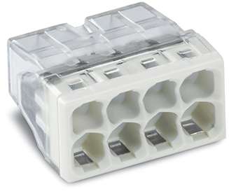 SZYBKOZŁĄCZKA 8X0,5-2,5MM2 COMPACT TRANSPARENTNA WAGO  - WAGO - 2273-208