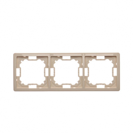 RAMKA POTRÓJNA BEŻOWY BASIC - KONTAKT SIMON - BMR3/12