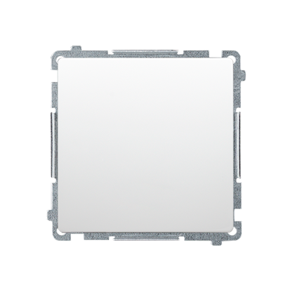 ŁĄCZNIK POJEDYNCZY ZACISKI AUTOMATYCZNE 10AX 250V BIAŁY BASIC - KONTAKT SIMON - BMW1.01/11