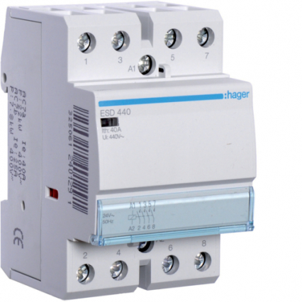 Stycznik 24VAC 4NO 40A - HAGER - ESD440
