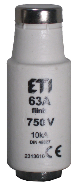 WKŁADKA TOPIKOWA SZYBKA DIII GF 50A 690V~ (BIWTS) - ETI - 002313108