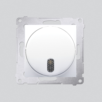 Dzwonek elektroniczny (moduł) 230V~; biały - KONTAKT SIMON - DDS1.01/11