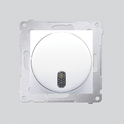 Dzwonek elektroniczny (moduł) 8–12 V~; biały - KONTAKT SIMON - DDT1.01/11