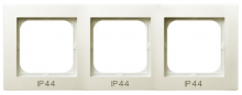 RAMKA POTRÓJNA DO ŁĄCZNIKÓW IP-44 ECRU AS - OSPEL - RH-3G/27