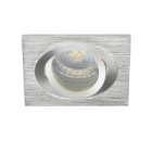 OPRAWKA SUFITOWA PUNKTOWA P/T IP20 GX5.3 ALUMINIUM KWADRAT SEIDY CT-DTL50-AL. - KANLUX - 18281